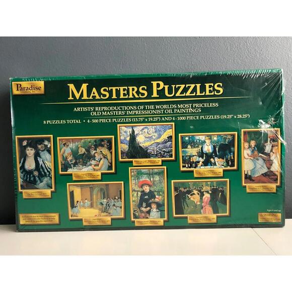 Masters Puzzles The worlds Most Priceless Old Masters Oil Paintings 8 Puzzles